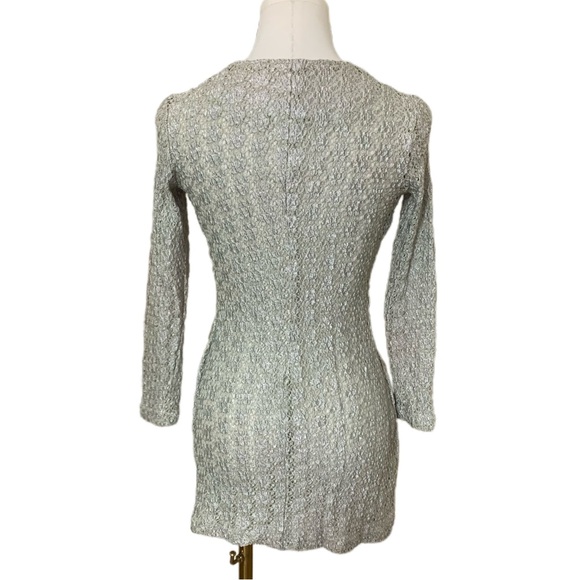 VTG 90s Textured Knit Cardigan - Picture 4 of 10